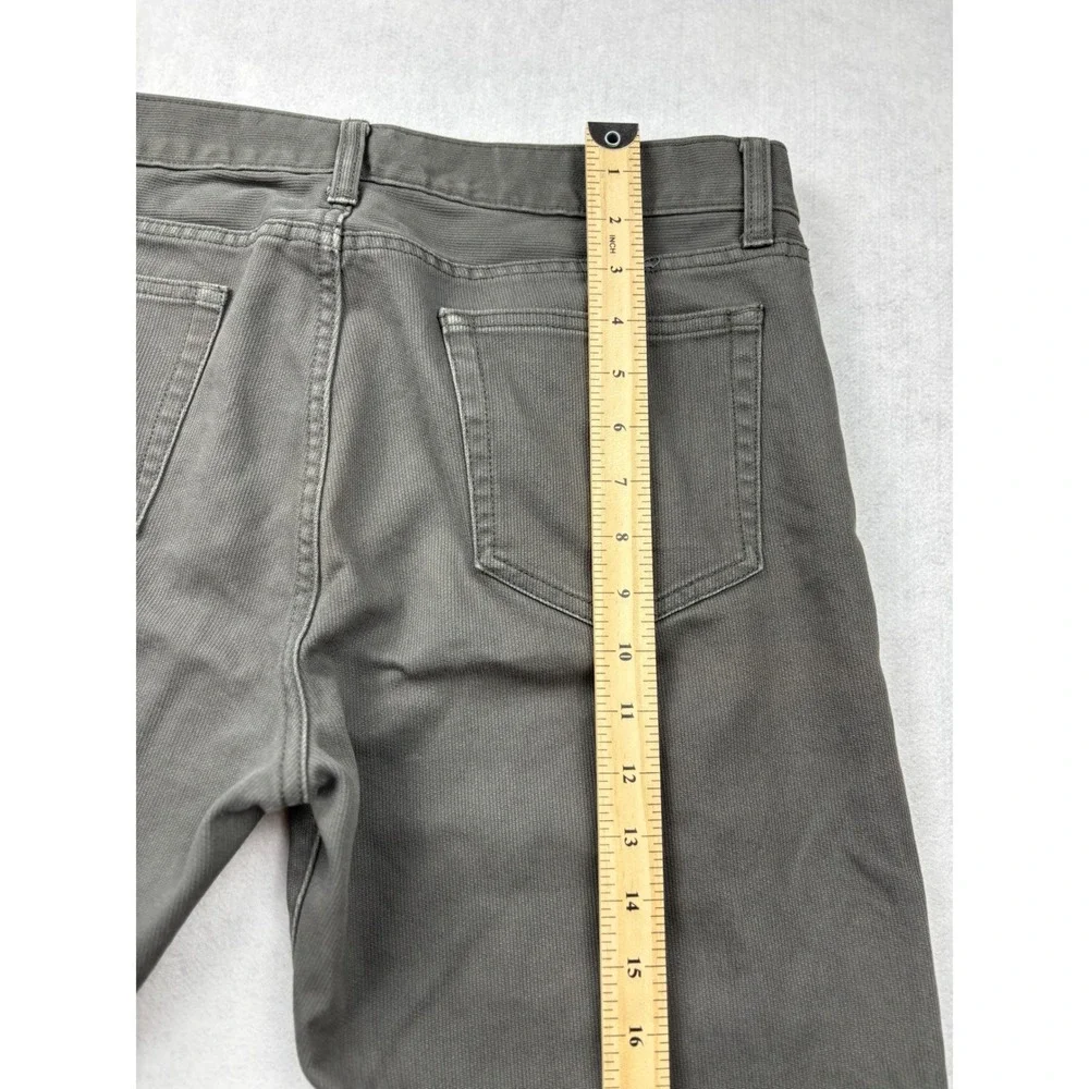J.Crew‎ The Driggs Slim Fit Bedford Cord Pants Mens 33x32 Olive Green E0353